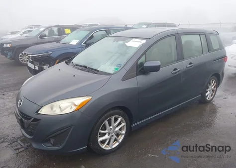 2012 Mazda Mazda5 Grand Touring z USA, uszkodzony, nr VIN JM1CW2DL5C0142571